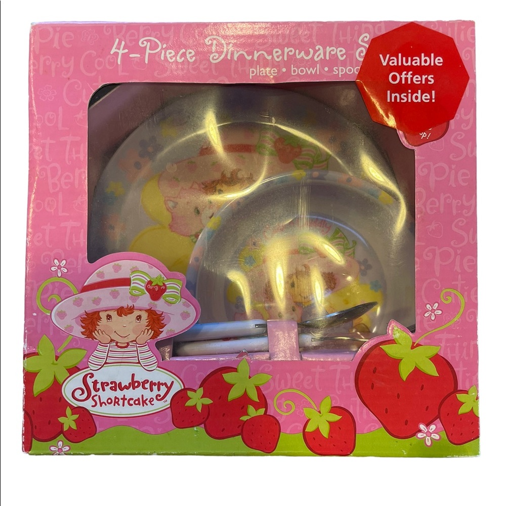 Strawberry Shortcake Vtg Dinnerware Set 2006